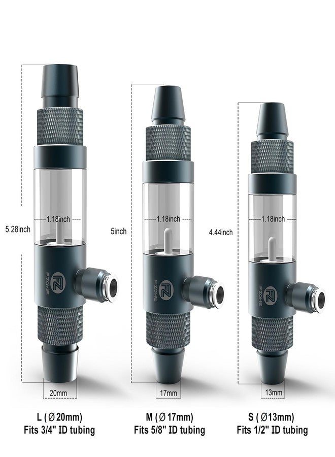 FZONE Aquarium Inline CO2 Diffuser, Fits 1/2" ID tubing - Image 2